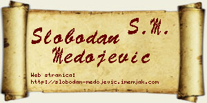 Slobodan Medojević vizit kartica